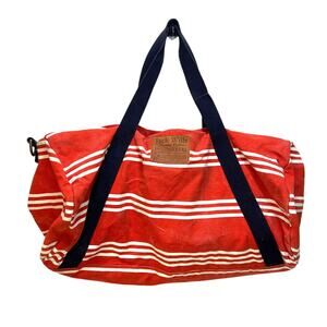 Jack Wills Stripe Canvas Duffle Bag Weekender Overnighter